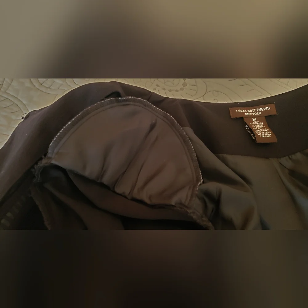 Linda Matthews New York Black Blazer - Picture 8 of 11